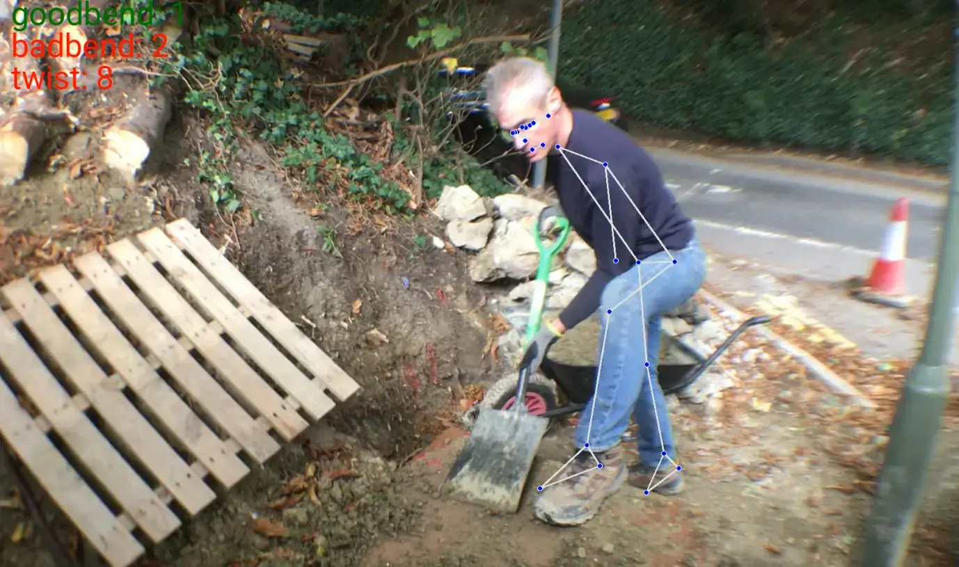 AI-Powered Human Posture Analysis for Workplace Safety