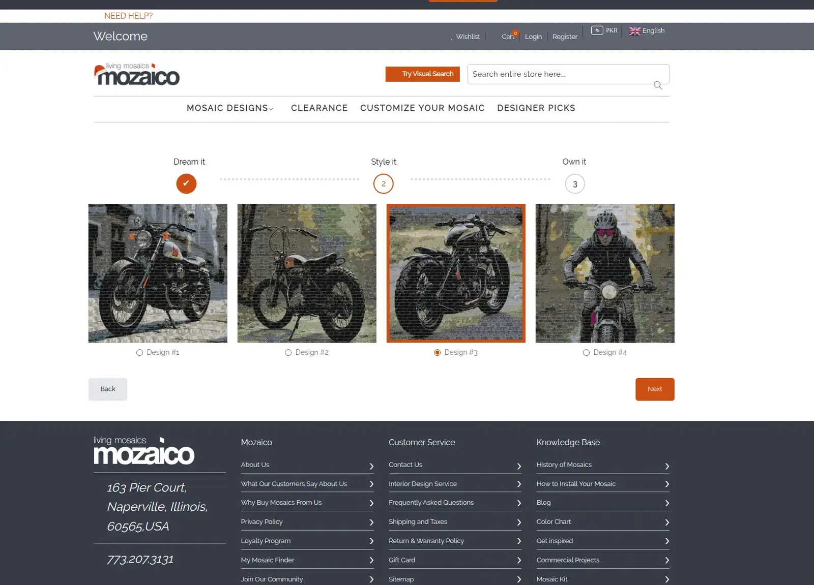AI Platform for Custom Mosaic Generation